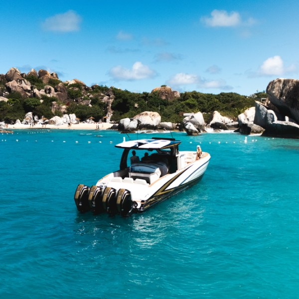 a pool next to a body of water
